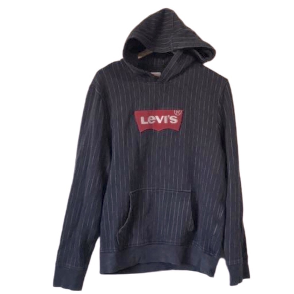 Levi’s striped vintage hoodie blue cream size Medium